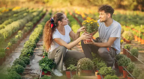 Digitale Zeiterfassung für Gartenfachmärkte und Gartencenter