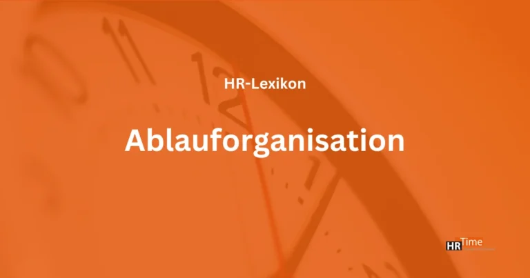 Ablauforganisation - HRTime