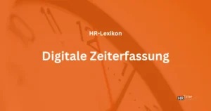 Digitale Zeiterfassung - HRTime